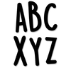 Creative Teaching Press Casual Black 2 Inch Uppercase Letter Stickers*