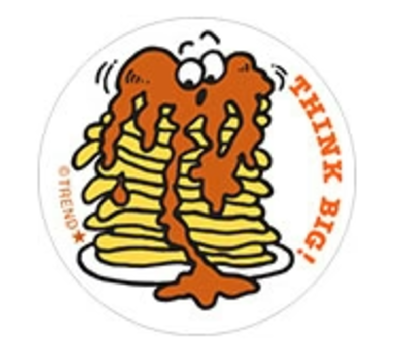 Think Big!, Pancakes scent Retro Scratch 'n Sniff Stinky Stickers*