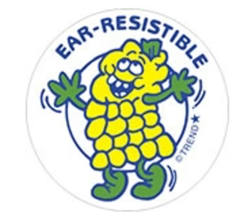 Ear-resistible, Sweet Corn scent Retro Scratch 'n Sniff Stinky Stickers*