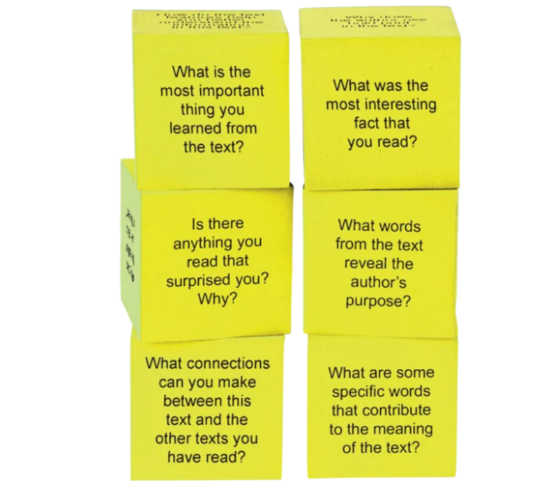 Foam Nonfiction Comprehension Cubes*