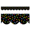 Creative Teaching Press Core Decor Sprinkles on Black EZ Border*