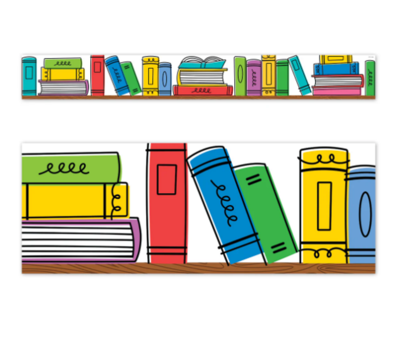 Core Decor Doodle Bookshelf EZ Border*