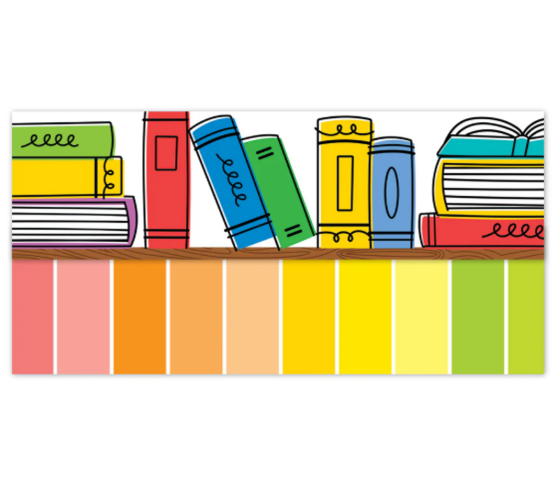 Core Decor Doodle Bookshelf EZ Border*