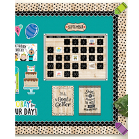 Core Decor Polka Dots on Wood EZ Border*