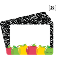 Apple Time Labels Name Tags *