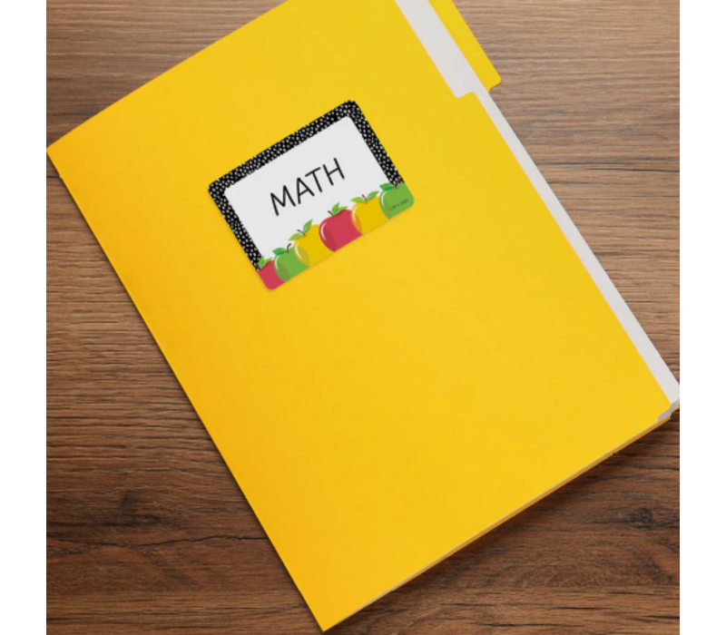 Apple Time Labels Name Tags *