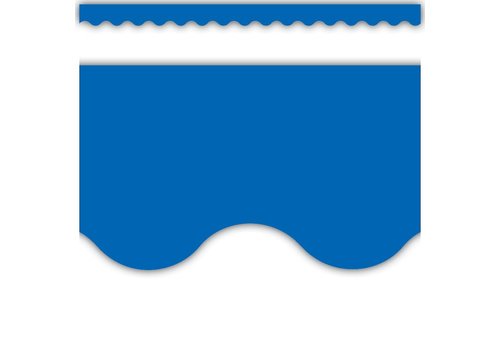 Teacher Created Resources Blue Scalloped Border Trim