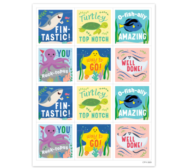Sea Friends Reward Stickers*