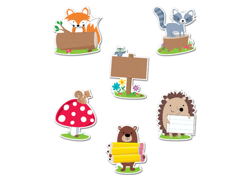 Creative Teaching Press Woodland Friends 6" Designer Cut-Outs