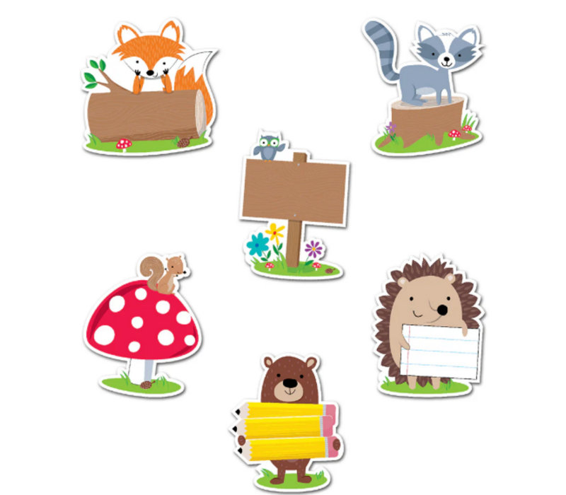 Woodland Friends 6" Designer Cut-Outs