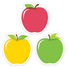 Creative Teaching Press Apple Time Apples 3" Designer Cut-Outs
