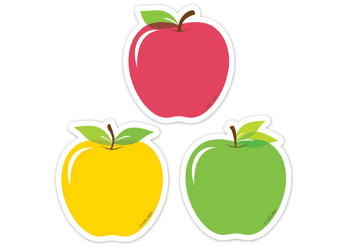 Creative Teaching Press Apple Time Apples 3" Designer Cut-Outs