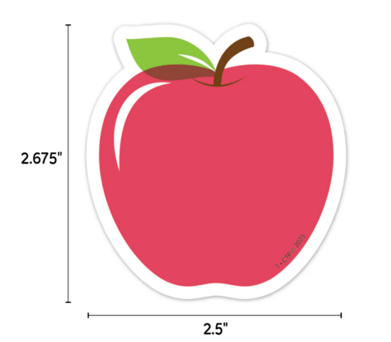 Apple Time Apples 3" Designer Cut-Outs