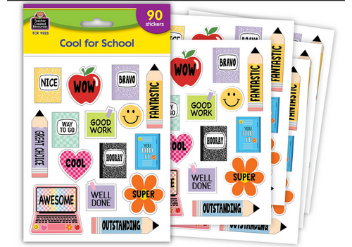 Teacher Created Resources Cool for School Stickers