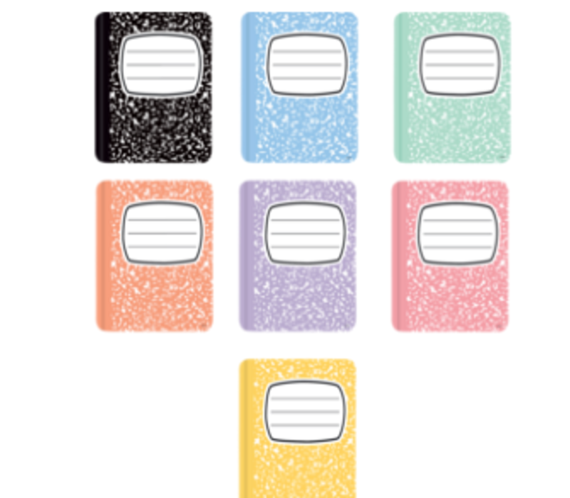 Cool For School Composition Books Accents*