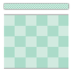 Teacher Created Resources Cool for School Green Checkers Straight Border Trim*