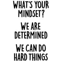 Core Decor Mindset Motivation Punch-Out Phrases