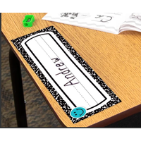 Cool for School Composition Flat Name Plates*