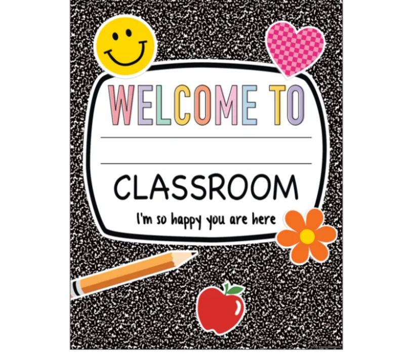 Cool for School Composition Welcome Chart*