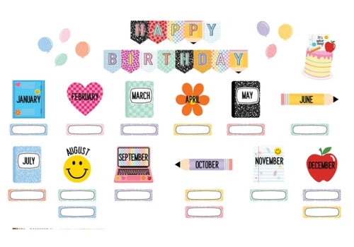 Teacher Created Resources Cool for School Happy Birthday Mini Bulletin Board*