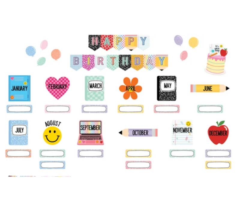 Cool for School Happy Birthday Mini Bulletin Board*