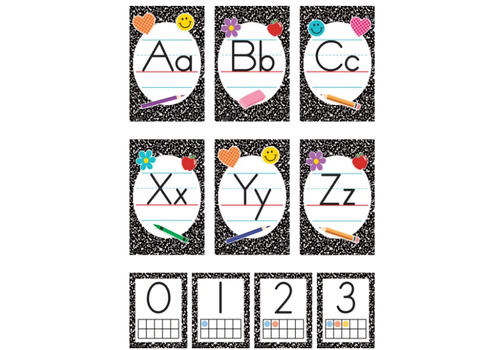 Teacher Created Resources Cool for School Composition Alphabet Bulletin Board*