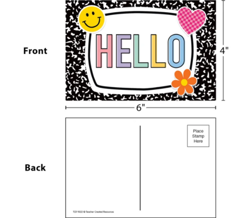 Cool for School Hello Postcards*