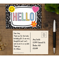 Cool for School Hello Postcards*