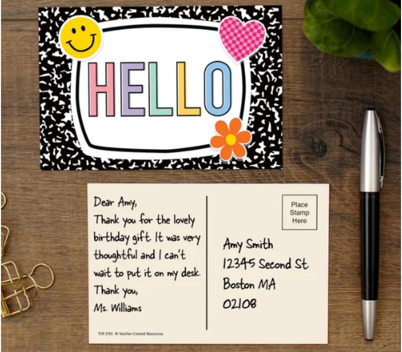 Cool for School Hello Postcards*
