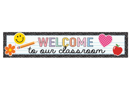 Teacher Created Resources Cool for School Welcome to Our Classroom Banner