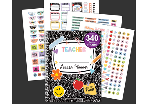 Teacher Created Resources Cool for School Teacher Plan Book*