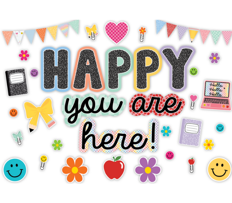 Cool for School Happy You’re Here Bulletin Board*
