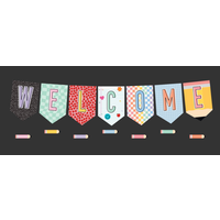 Cool for School Pennants Welcome Bulletin Board*