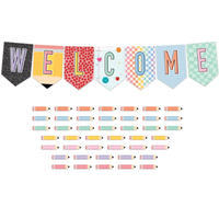 Cool for School Pennants Welcome Bulletin Board*