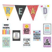 Cool for School Read Pennants Bulletin Board*