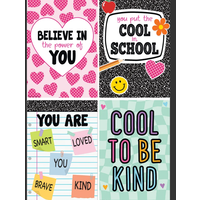 Cool for School Positive Sayings Small Poster Pack*