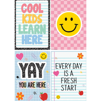 Cool for School Positive Sayings Small Poster Pack*
