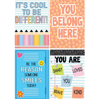 Cool for School Positive Sayings Small Poster Pack*
