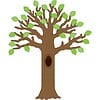 Teacher Created Resources Big Tree with Polka Dot Leaves Bulletin Board