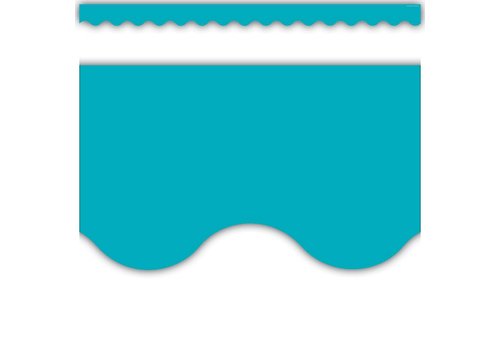 Teacher Created Resources Teal Scalloped Border Trim*