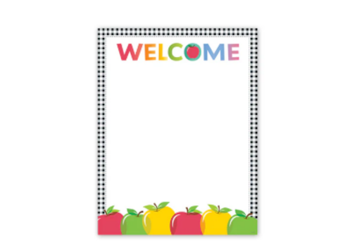 Creative Teaching Press Apple Time Welcome Poster *