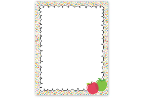Creative Teaching Press Apple Time Blank Chart Poster*