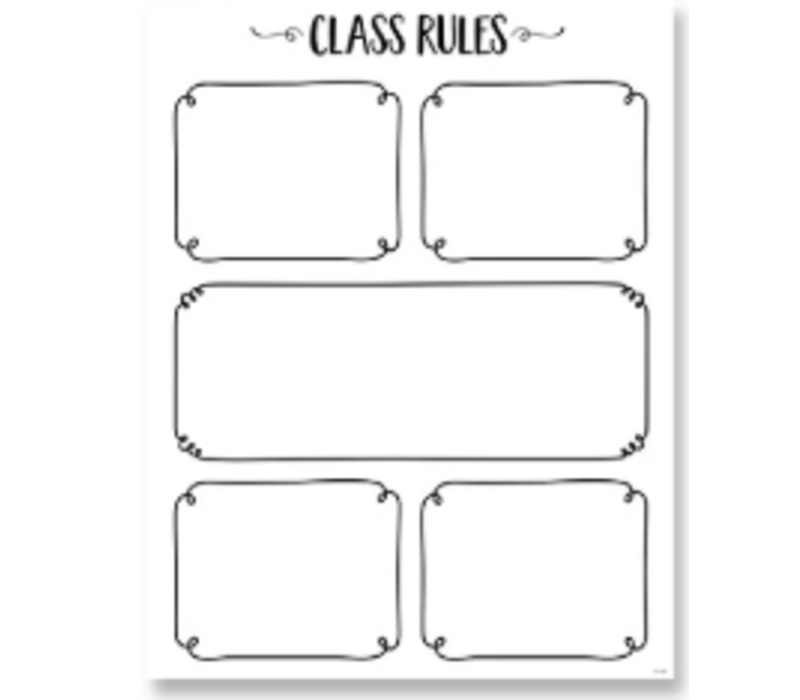 Core Decor  Class Rules Poster*
