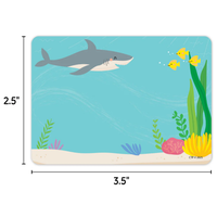 Sea Friends Labels Name Tags*