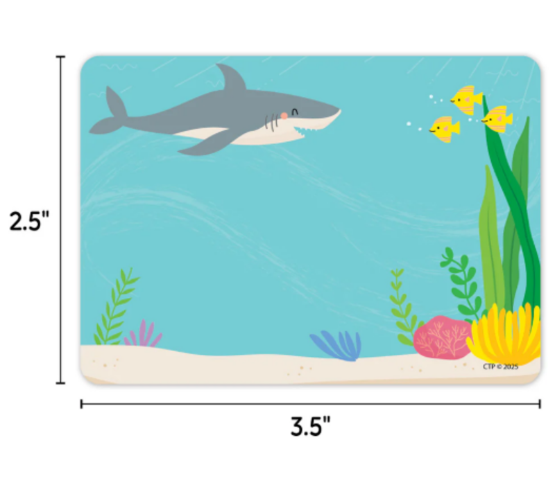 Sea Friends Labels Name Tags*