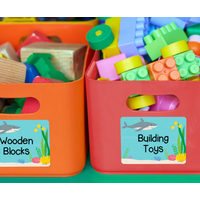 Sea Friends Labels Name Tags*