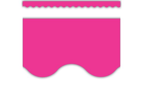 Teacher Created Resources Hot Pink Scalloped Border Trim*