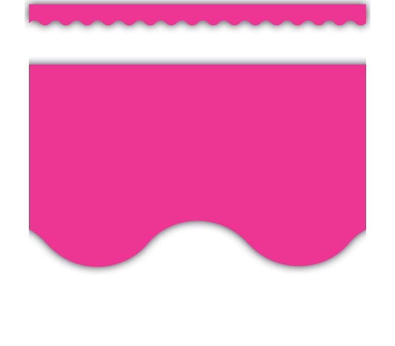 Hot Pink Scalloped Border Trim*