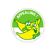 Appealing!, Banana scent Retro Scratch 'n Sniff Stinky Stickers®*