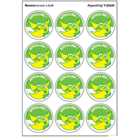 Appealing!, Banana scent Retro Scratch 'n Sniff Stinky Stickers®*